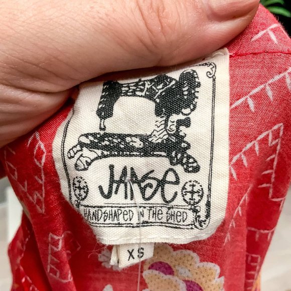 JAASE 'Tessa' Maxi Dress in Red Sweet Escape Print - Size XS - Picture 6 of 6